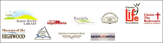 Family Literacy Day sponsor logos banner image